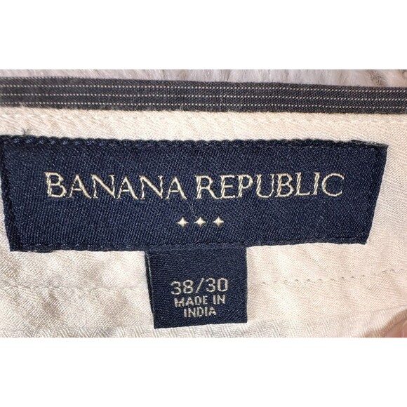 Banana Republic Mens Pants Gray 38x30‎ Dress Pant 100% Cotton Business Career - Picture 6 of 7
